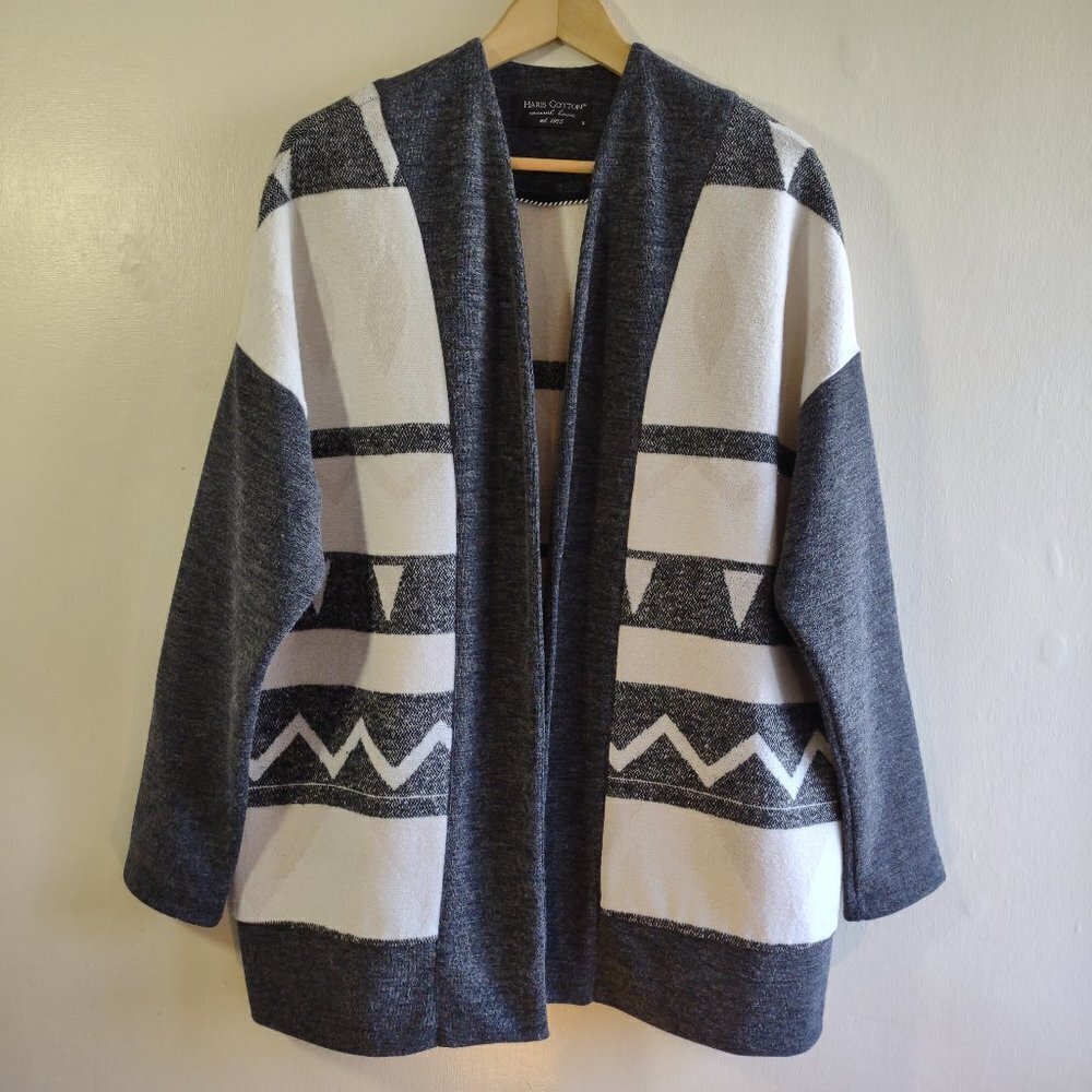 Haris Cotton Cardigan Luxe Collection Greece Small Travel Timeless Cabin Capsule - Picture 3 of 7